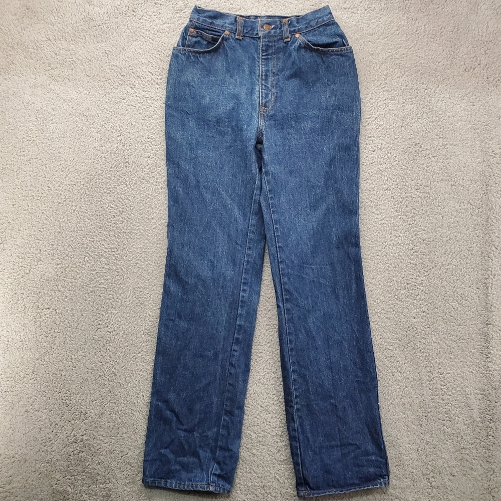 Vintage Levis Jeans Womens 23x32 25035 0214 Orange Tab Made In USA 80s